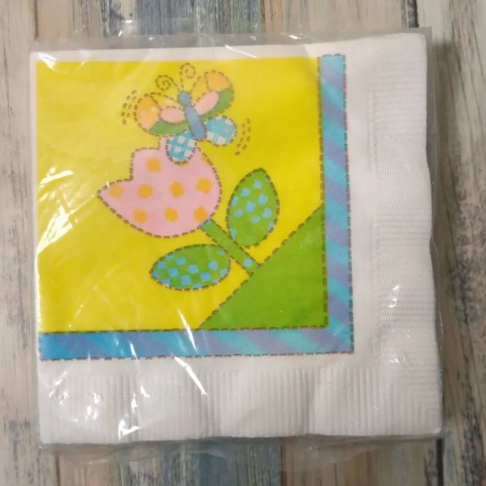 Vintage Easter Bunny Paper Napkins Spring Party Decor American Greetings